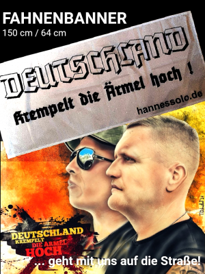 Fahnenbanner Deutschland krempelt....