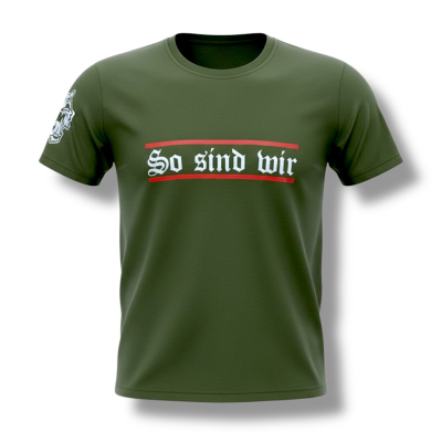 T-shirt So sind wir oliv Klassiker