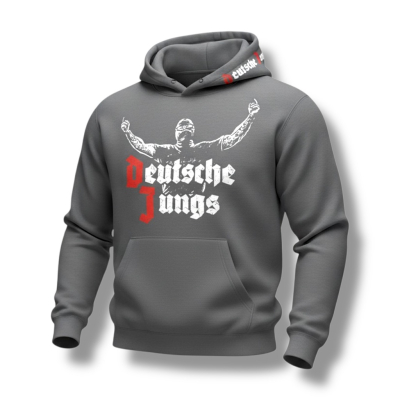 Kapuzenpullover Deutsche Jungs anthrazit