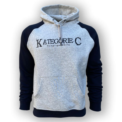 Kapuzenpullover Kategorie C blau grau