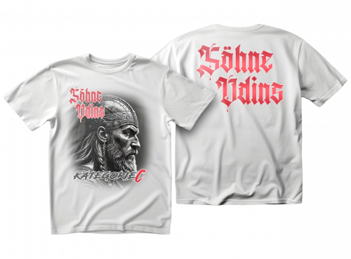 T-shirt Kategorie C Söhne Odins weiß