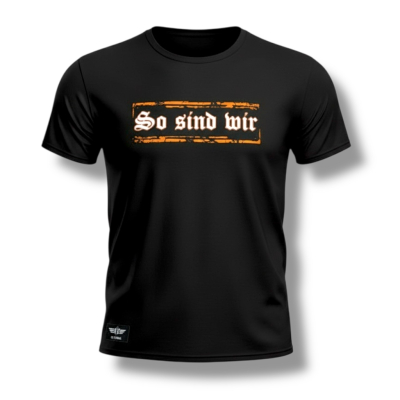 T-shirt So sind wir Antifa Halts Maul orange
