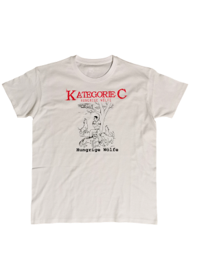 T-Shirt Kategorie C Hungrige Wölfe Oldschool