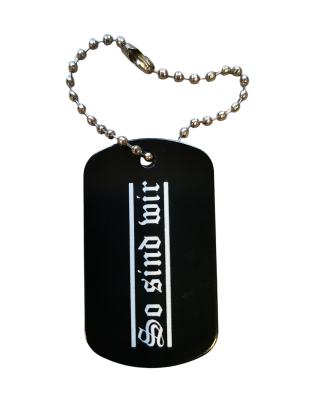 Alu Dogtag So sind wir