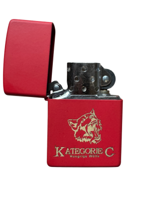Kategorie C Zippo rot