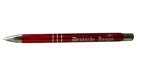 Kugelschreiber Deutsche Jungs rot Neu