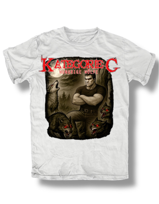 T-shirt Kategorie C Hungrige Wölfe weiß Neuauflage Vorbestellung Ende Oktober