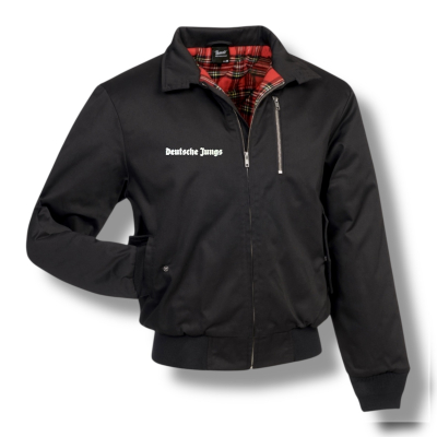 Winter Harringtonjacke Deutsche Jungs Brustlogo