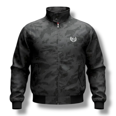 Harrington Jacke KC Lorbeer Stick Tarn