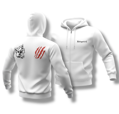 Kapuzenjacke Kategorie C Kratzer weiß