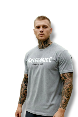 T-shirt Kategorie C Hungrige Wölfe grau