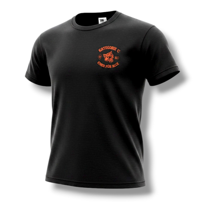 T-shirt Kategorie C Einer für alle rot