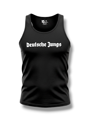 Muskelshirt Deutsche Jungs schwarz
