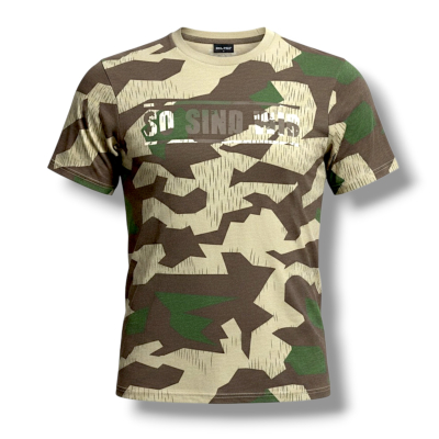 T-shirt Splittertarn So sind wir Tarnschrift