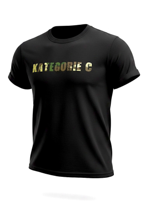 T-shirt Kategorie C Tarnschrift schwarz Angebot