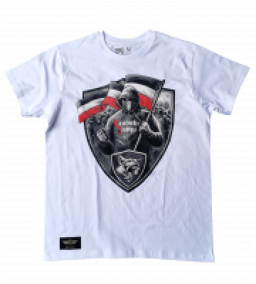 T-shirt Deutsche Jungs Wappen weiß
