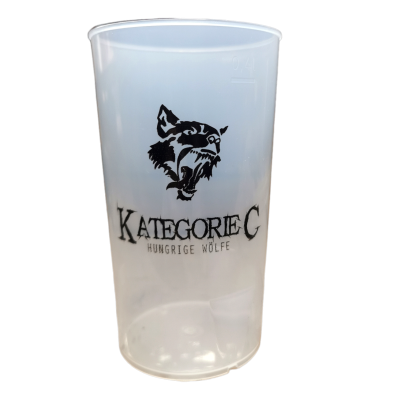 Becher Kategorie C transparent