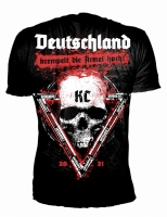 T-Shirt Deutschland krempelt die Ärmel hoch