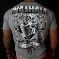 T-shirt Walhall Ahtletik stay strong grau