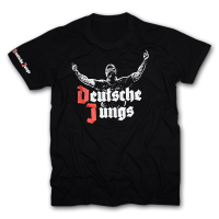 T-Shirt Deutsche Jungs schwarz