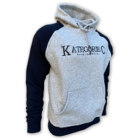 Kapuzenpullover Kategorie C blau grau