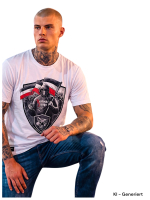 T-shirt Deutsche Jungs Wappen weiß