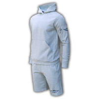 Kapuzenpullover Schwert Premium grau