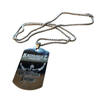 Edelstahl Dogtag Deutsche Jungs Logo silber