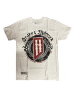 T-shirt Hannes Starke Männer weiß groß