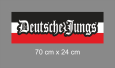 Heckscheibenaufkleber Deutsche Jungs Unsere Farben