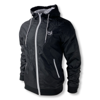 Windjacke KC Lorbeer schwarz weiß
