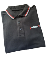 Poloshirt Deutsche Jungs Unsere Farben schwarz