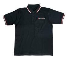 Poloshirt Deutsche Jungs schwarz weiß rot