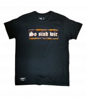 T-shirt So sind wir Antifa Halts Maul orange plus 20 Aufkleber gratis