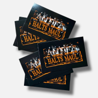 Antifa Halts Maul orange Aufkleberset 10 Stück