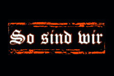 So sind wir orange Aufkleberset 10 Stück