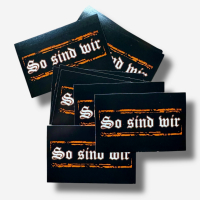 So sind wir orange Aufkleberset 10 Stück