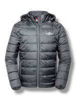 Wintersteppjacke KC Schwert Stick grau