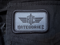 Winterjacke Kategorie C KC Patch schwarz