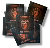 Kategorie C Wir brennen Aufkleberset 10 Stück