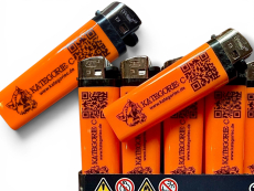Kategorie C Werbefeuerzeug orange