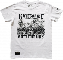 T-shirt Gott mit uns 25 Jahre KC weiß