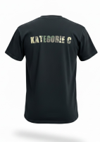 T-shirt So sind wir Tarnschrift schwarz