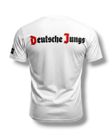 T-shirt Deutsche Jungs weiß Klassiker