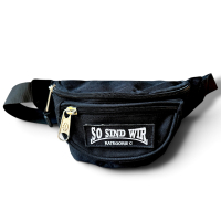 Bauchtasche So sind wir oldschool Klettpatch