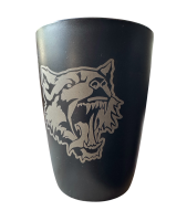 Becher Wolfskopf schwarz 0,5l