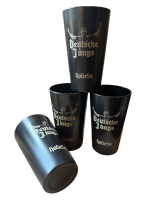 Becher Deutsche Jungs schwarz 0,5l HogeSa