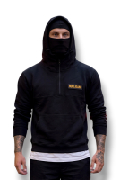 Kapuzenpullover Zipp Hooligans Sturmhaube Herbst/Winter