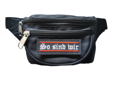Bauchtasche So sind wir Klettpatch